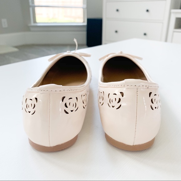 Rosegirl Beige Flats F11536 - Picture 5 of 8